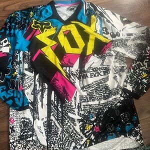Fox 360 dirt bike racing gear men’s XXL retro colours and streetwear design